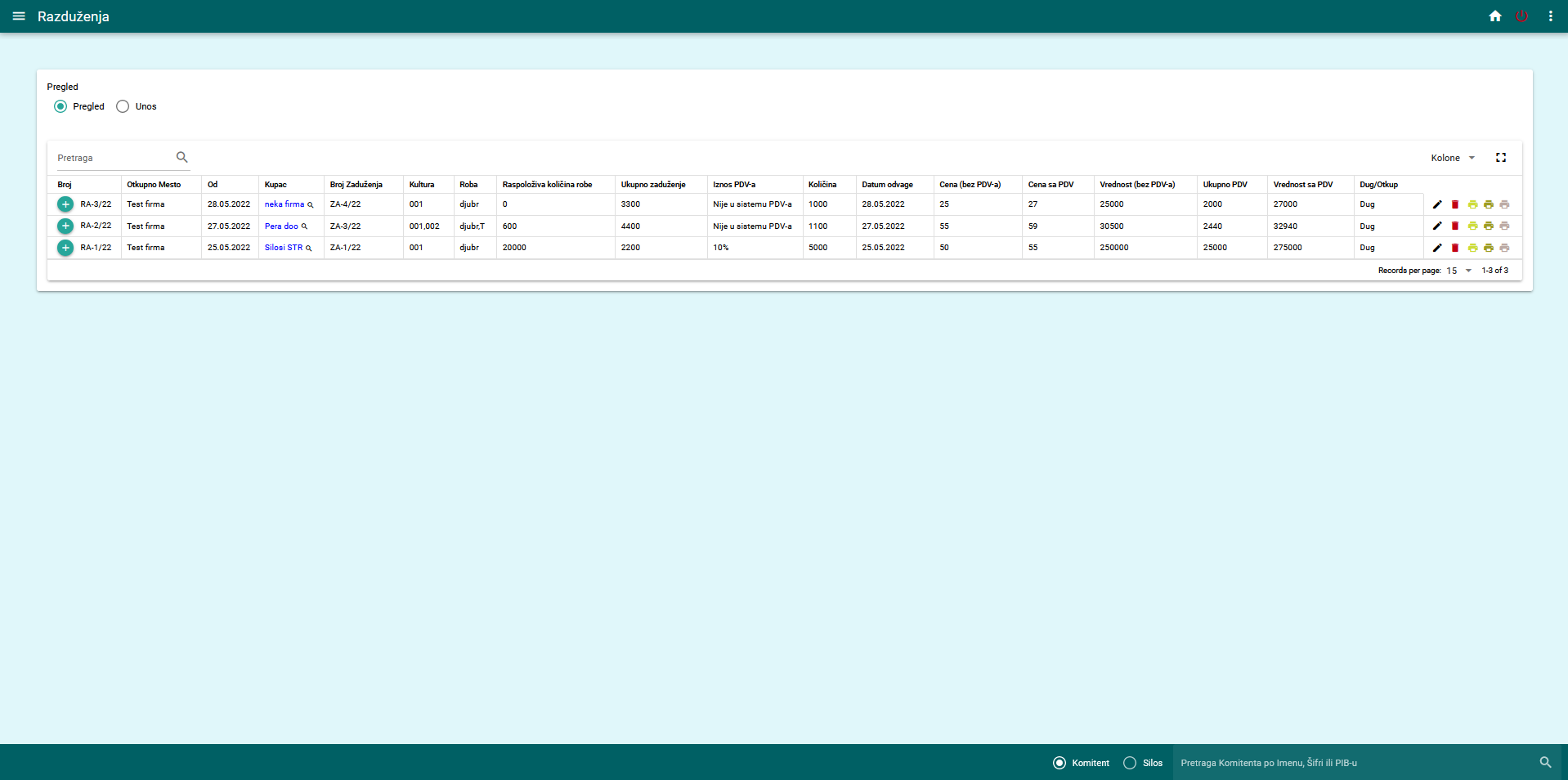 Agro Cloud Solution, Sofver za silose, sofver za vage, program za silose, program za vage